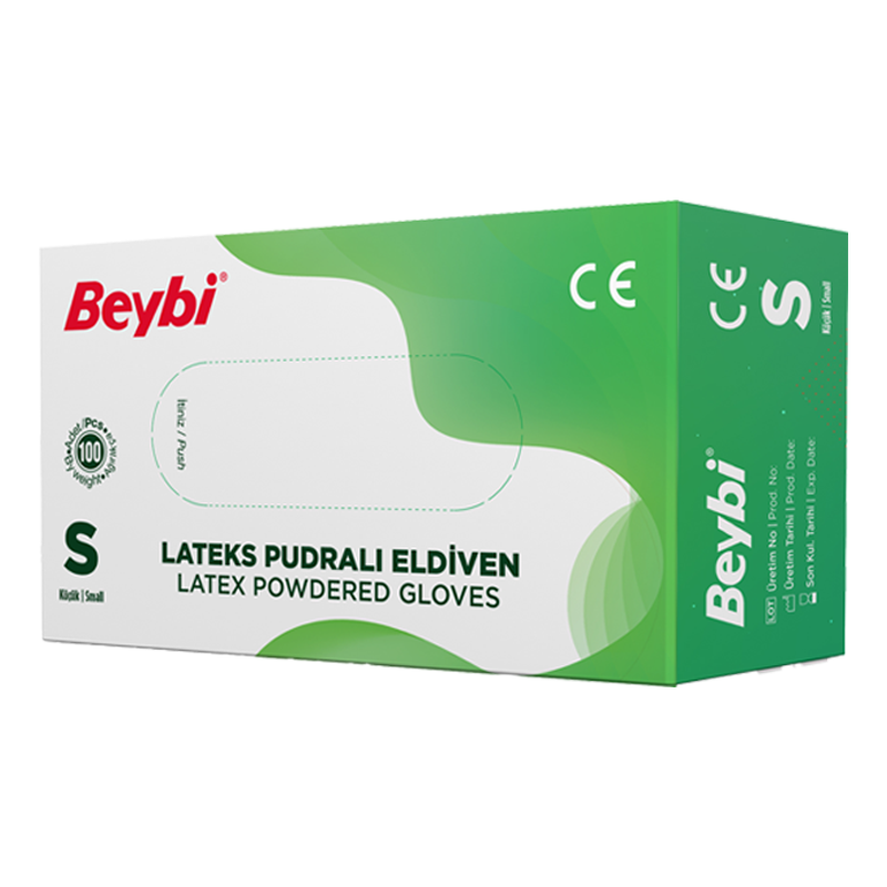 EXAMINATION GLOVES LATEX POWDERED